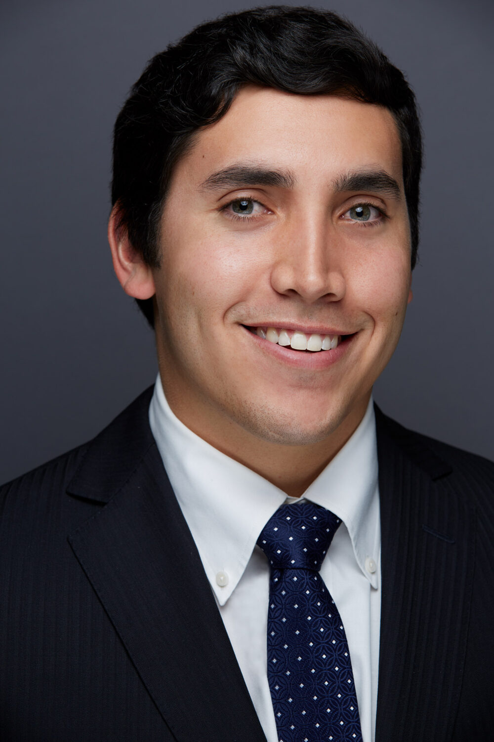 Corporate Headshot of businessman in studio